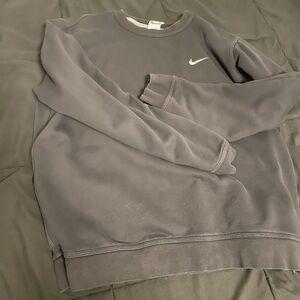 Black nike sweater black XL